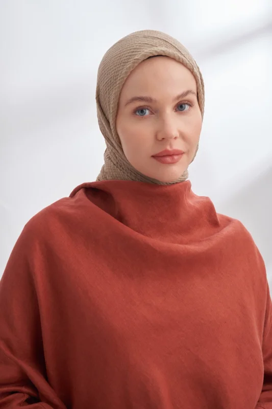 MÜSLİN KUMAŞ BİYELİ EŞARP – 3. görsel