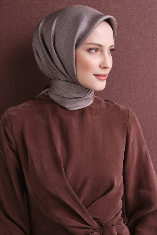 Saf İpek Twill Eşarp 9601D 34 – 2. görsel