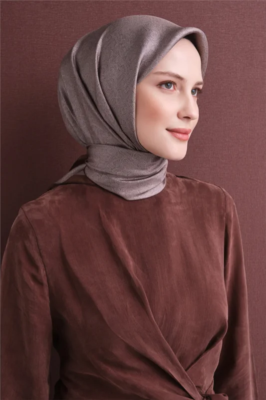Saf İpek Twill Eşarp 9601D 34 – 3. görsel