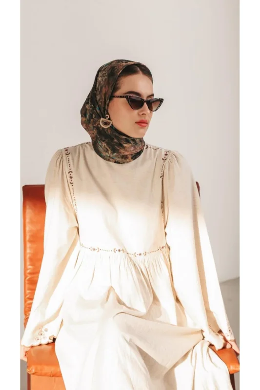 CARMELA DESEN EŞARP YEŞİL – 4. görsel