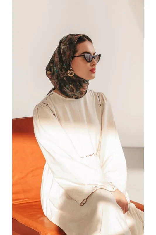 CARMELA DESEN EŞARP YEŞİL – 3. görsel