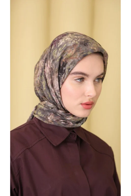 CARMELA DESEN EŞARP GRİ – 2. görsel
