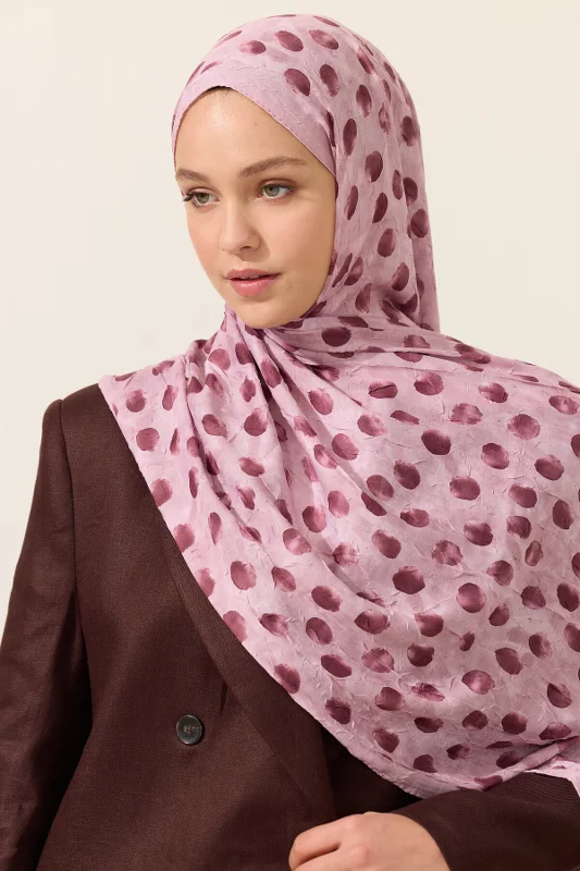 Polka Kraş Şal - Pembe – 2. görsel