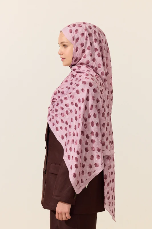 Polka Kraş Şal - Pembe – 4. görsel