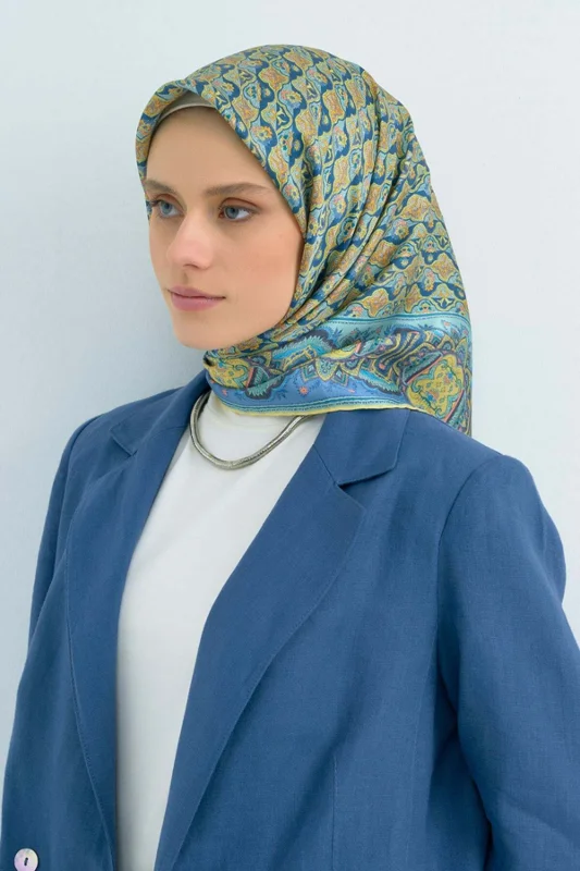 İpek Eşarp 2026 İlkbahar-Yaz - 9518D-82 - Sultan Modeli - Sura – 2. görsel