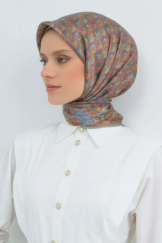 İpek Eşarp 2026 İlkbahar-Yaz - 9518D-83 - Sultan Modeli - Sura – 2. görsel