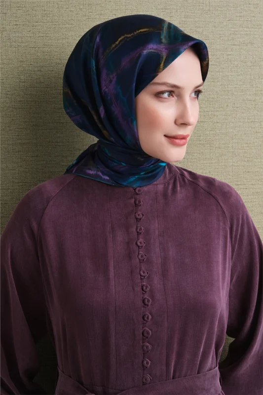 Saf İpek Twill Eşarp 9602D 31 – 2. görsel