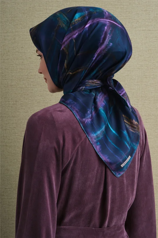 Saf İpek Twill Eşarp 9602D 31 – 4. görsel