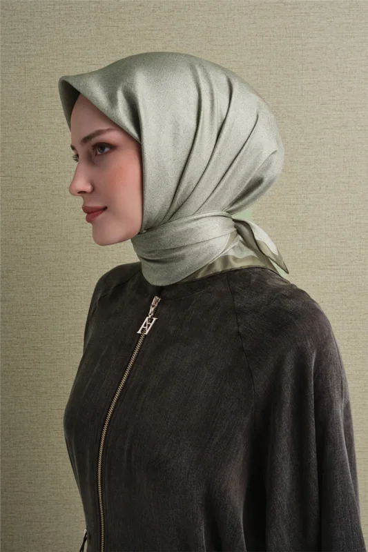 Saf İpek Twill Eşarp 9601D 32 – 2. görsel