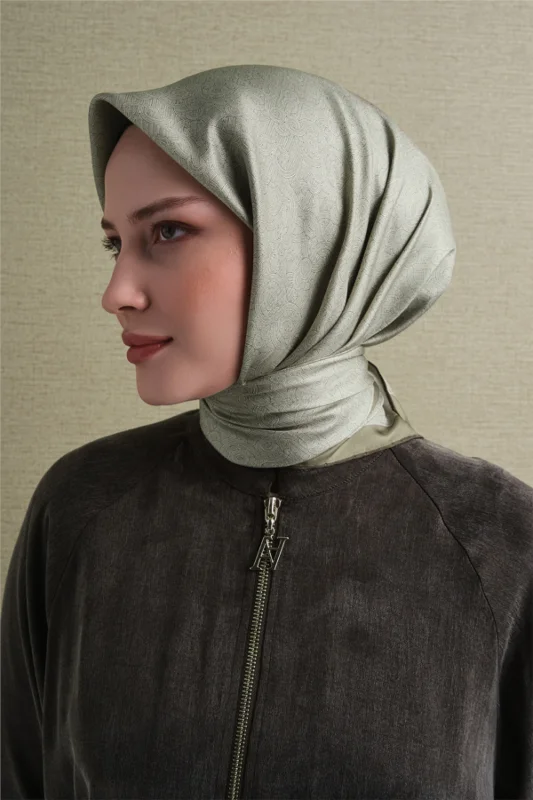 Saf İpek Twill Eşarp 9601D 32 – 3. görsel