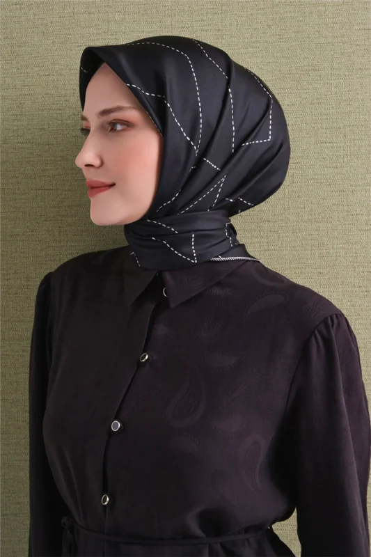 Saf İpek Twill Eşarp 9642D 39 – 2. görsel