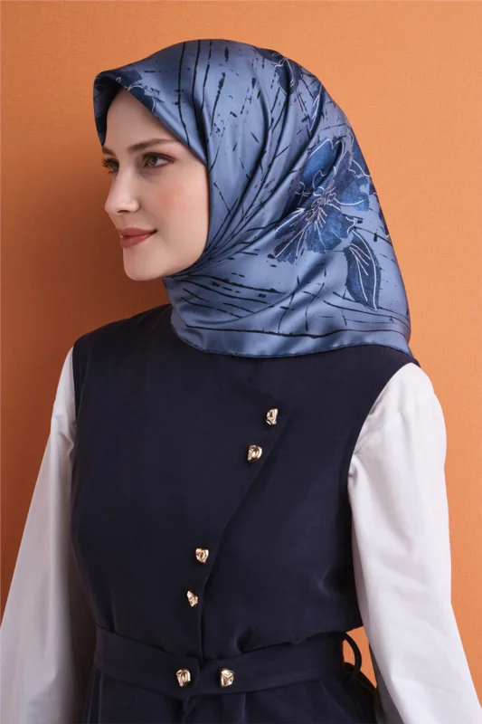 Saf İpek Twill Eşarp 9617D 02 – 3. görsel