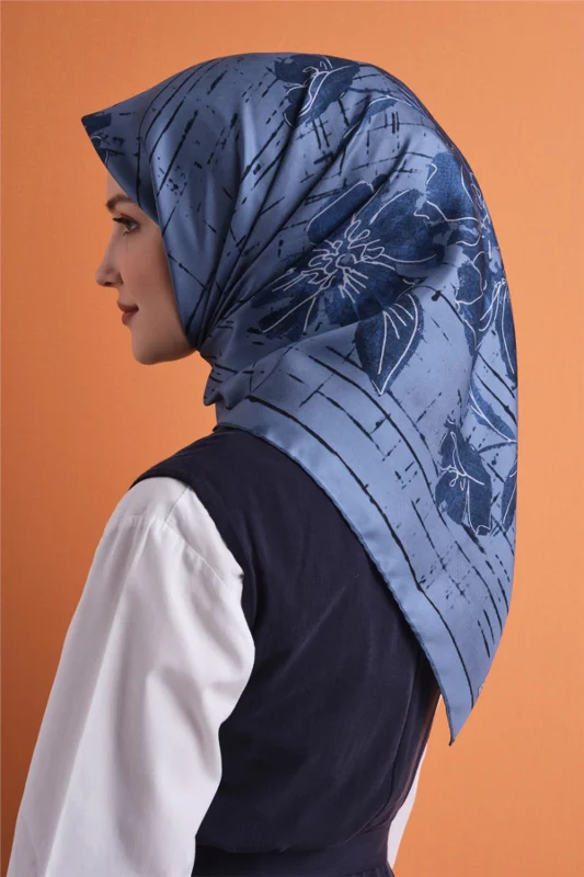 Saf İpek Twill Eşarp 9617D 02 – 4. görsel