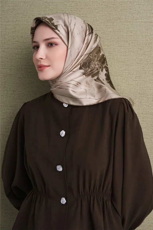 Saf İpek Twill Eşarp 9617D 56 – 4. görsel