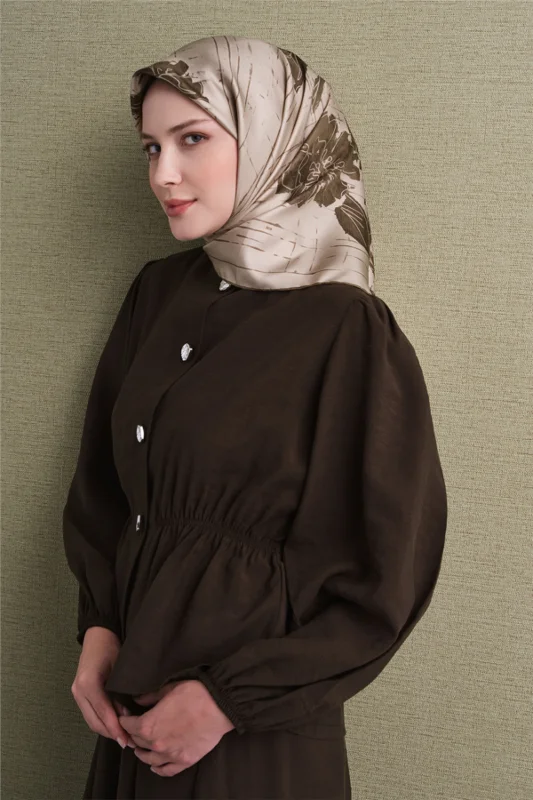 Saf İpek Twill Eşarp 9617D 56 – 2. görsel