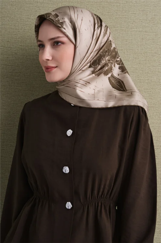 Saf İpek Twill Eşarp 9617D 56 – 3. görsel