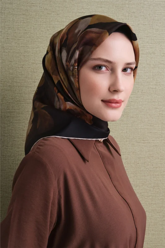 Saf İpek Twill Eşarp 9611D 03 – 3. görsel