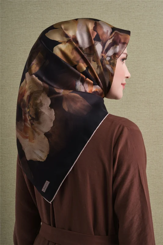 Saf İpek Twill Eşarp 9611D 03 – 4. görsel