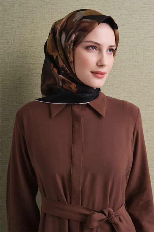 Saf İpek Twill Eşarp 9611D 03 – 2. görsel