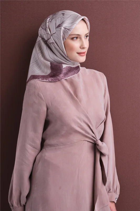 Saf İpek Twill Eşarp 9639D 33 – 2. görsel