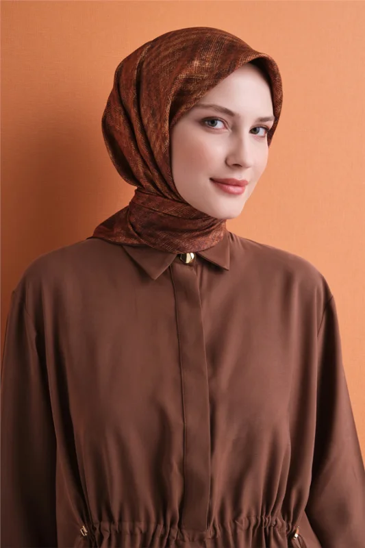 Saf İpek Twill Eşarp 9628D 32 – 2. görsel