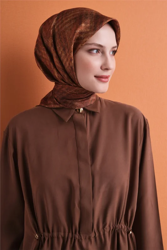 Saf İpek Twill Eşarp 9628D 32 – 3. görsel