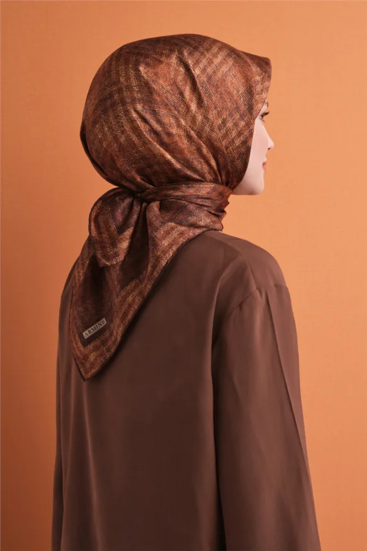Saf İpek Twill Eşarp 9628D 32 – 4. görsel