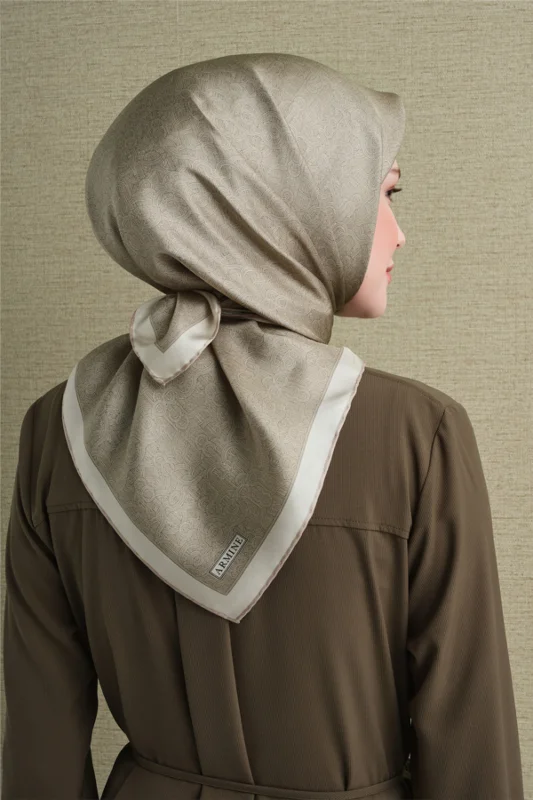 Saf İpek Twill Eşarp 9601D 09 – 4. görsel