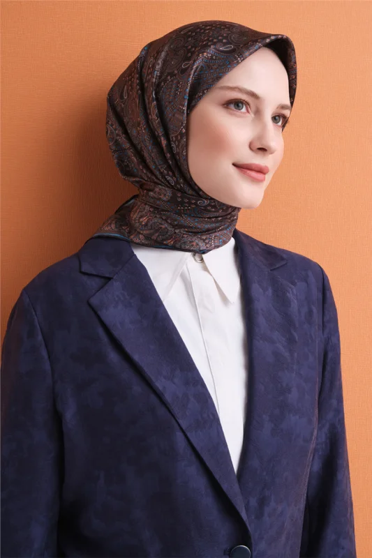 Saf İpek Twill Eşarp 9631D 31 – 2. görsel