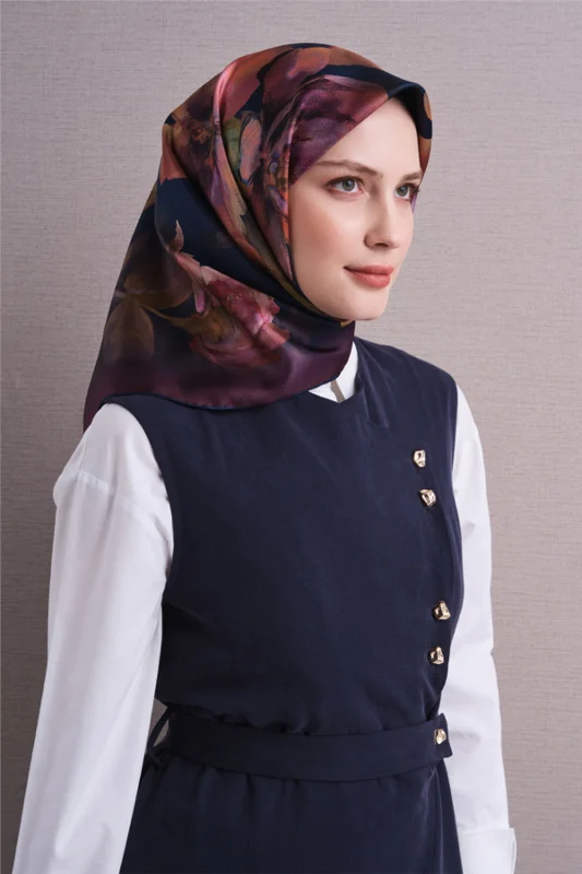 Saf İpek Sura Eşarp 9611D 01 – 2. görsel