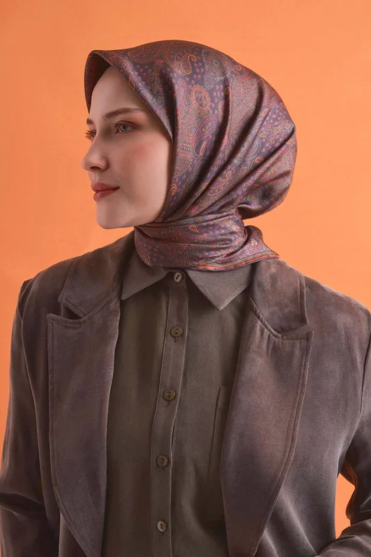 Saf İpek Twill Eşarp 9631D 03 – 3. görsel
