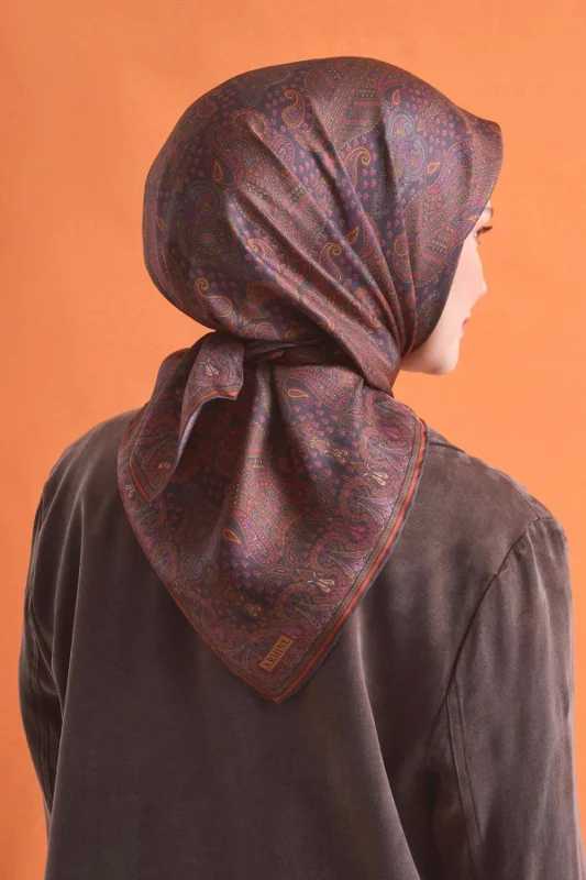 Saf İpek Twill Eşarp 9631D 03 – 4. görsel