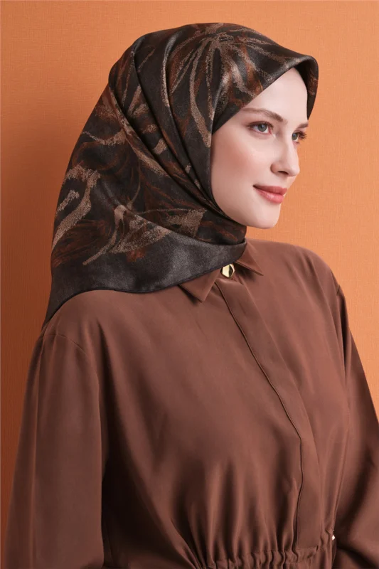Saf İpek Sura Eşarp 9600D 35 – 2. görsel