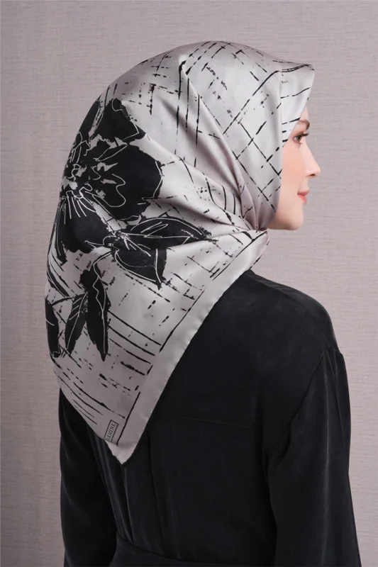 Saf İpek Twill Eşarp 9617D 82 – 4. görsel