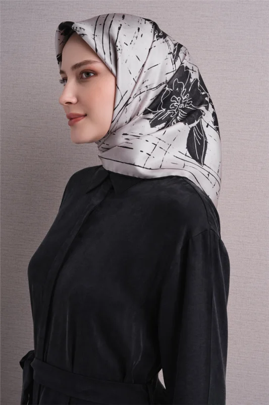 Saf İpek Twill Eşarp 9617D 82 – 3. görsel