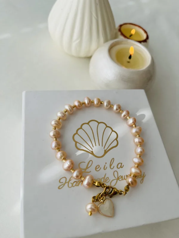 Dorikalı Rosa İnci Bileklik – 3. görsel