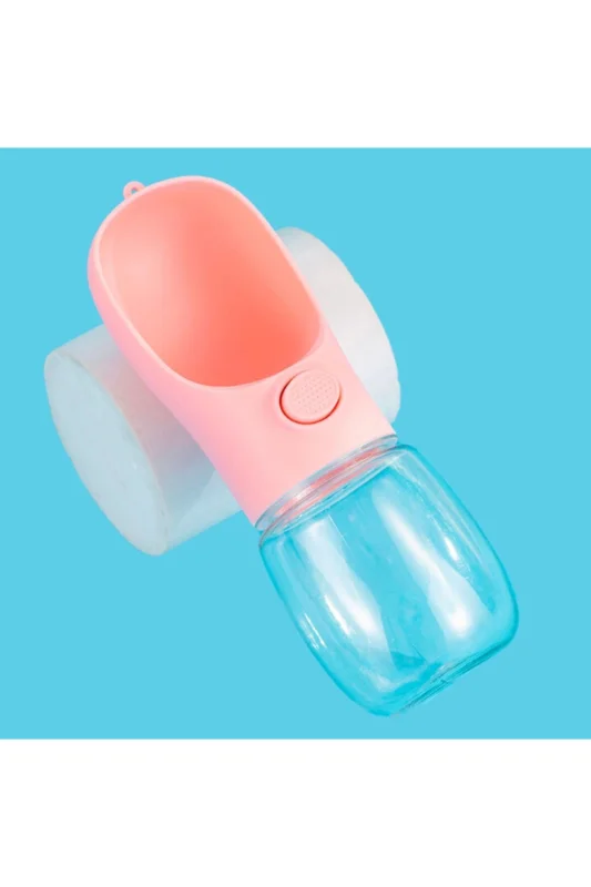 ® 450 ml Taşınabilir Butonlu Evcil Hayvan Suluğu – 3. görsel