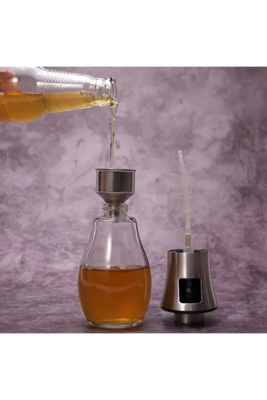 ® Çok Amaçlı Spreyli Sızdırmaz Cam Şişe Yağdanlık Limon Sirke Sos Püskü – 2. görsel