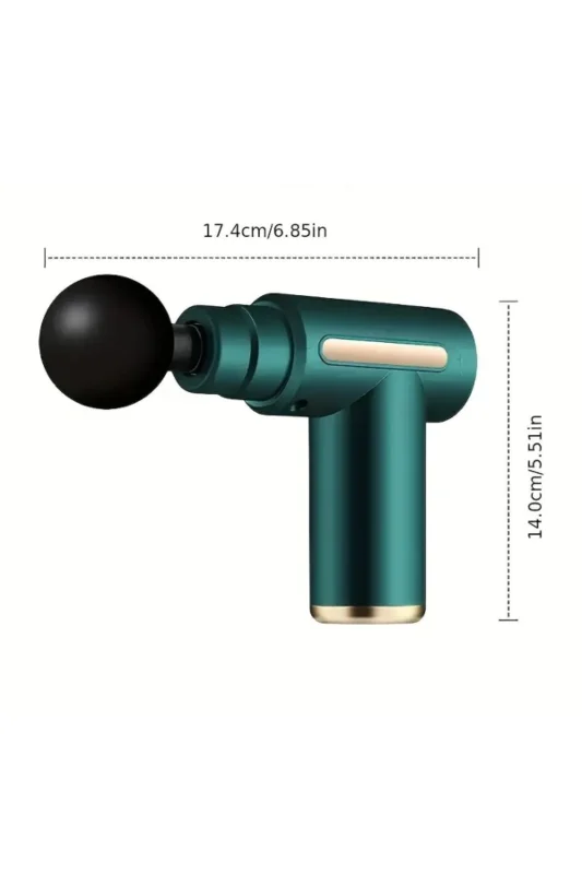 ® 4 Masaj Başlıklı Titreşim, Şarj Edilebilir Küçük Masaj Aleti,Masaj Taban – 2. görsel