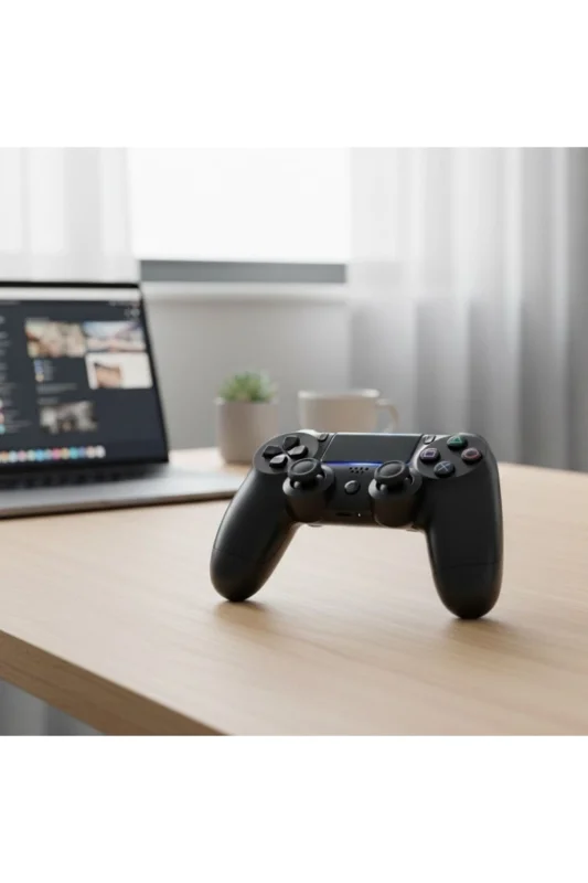Bluetooth Kablosuz Gamepad – Ergonomik Tutuş, Hassas og Joystick, PC & Mobil Uyumlu Oyun Kolu – 4. görsel
