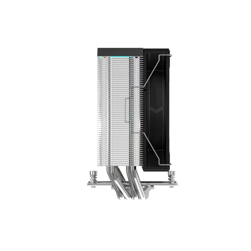 SAMA A40L, Black, 1x120mm ARGB Fan, Kule Tipi Hava Soğutma, 4 adet Gelişmiş Kompozit Isı Borusu, CPU Fan (AMD ve INTEL Tüm işlemciler ile uyumlu) – 4. görsel