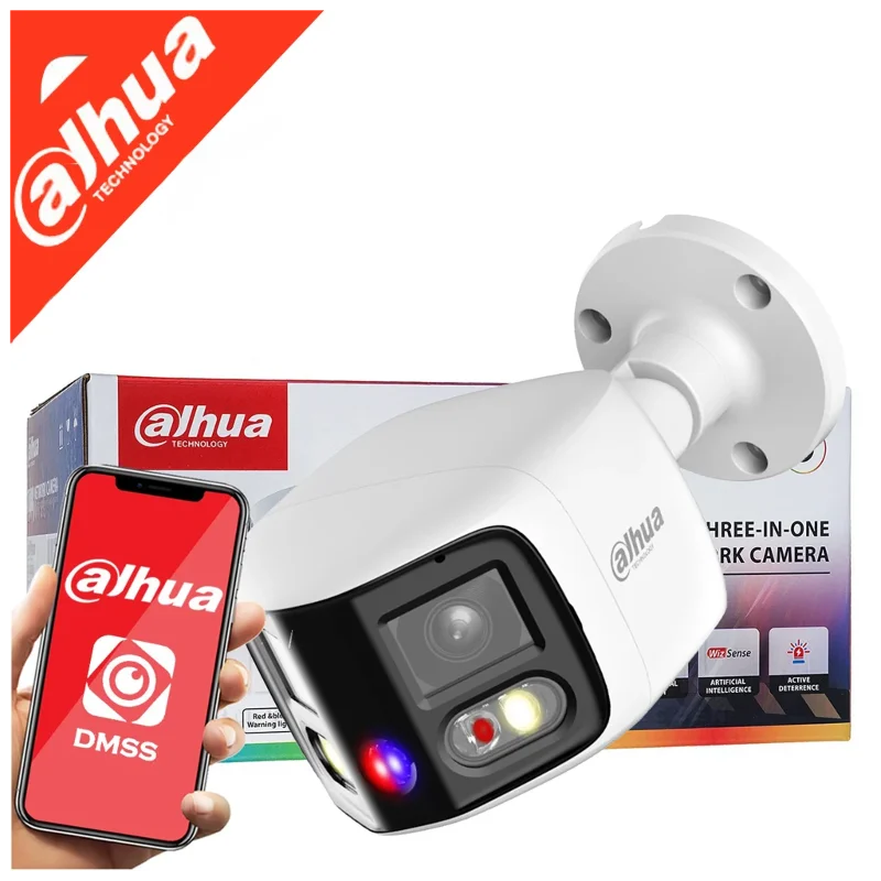 DAHUA IPC-PFW3849S-A180-AS-PV, 2X4Mpix, 2,8mm Lens,H265+, 25Mt Gece Görüşü, IP67, Dahili Mikrofon, TiOC Duo Süper Geniş Açı Bullet Ip Kamera – 3. görsel