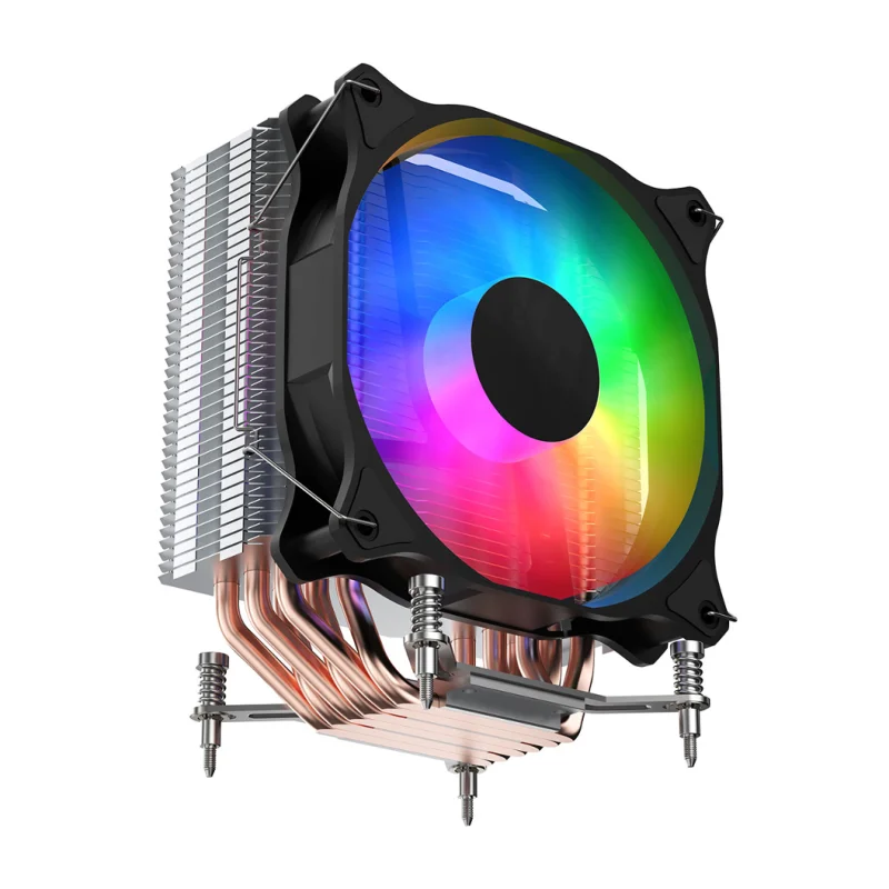FSP NC5, ARGB, 120mm, CPU, Kule Tipi Hava Soğutma, Sessiz Çalışma, Doğrudan Temas Tasarımlı 6 adet Bakır Isı Borusu, (AMD AM4-AM5 ve INTEL Tüm işlemciler ile uyumlu) – 3. görsel