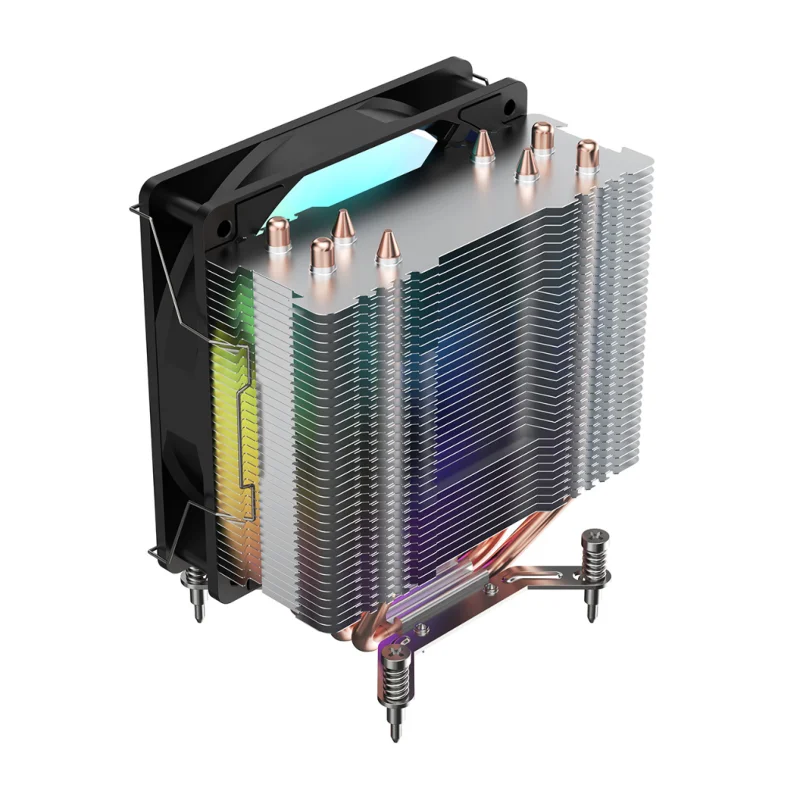 FSP NC3, ARGB, 120mm, CPU, Kule Tipi Hava Soğutma, Sessiz Çalışma, Doğrudan Temas Tasarımlı 4 adet Bakır Isı Borusu, (AMD AM4-AM5 ve INTEL Tüm işlemciler ile uyumlu) – 4. görsel
