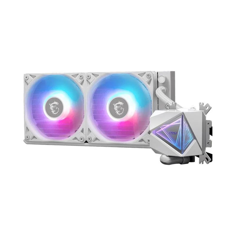 MSI MAG CORELIQUID I240 WHITE 240MM ARGB CPU SIVI SOĞUTUCU (LGA1150/1151/1155/1156/1200/1700/1851/AM4/AM5 UYUMLU) – 2. görsel