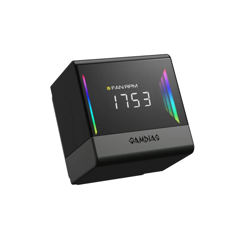 GAMDIAS CHIONE E4-240, 240mm, ARGB, 2 Fanlı, Dijital Ekran, CPU Sıvı Soğutma – 3. görsel