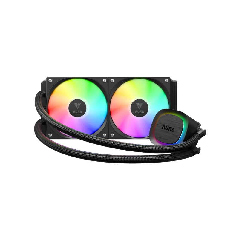 GAMDIAS AURA GL240 V2, 240mm, RGB, 2 Fanlı, CPU Sıvı Soğutma – 3. görsel