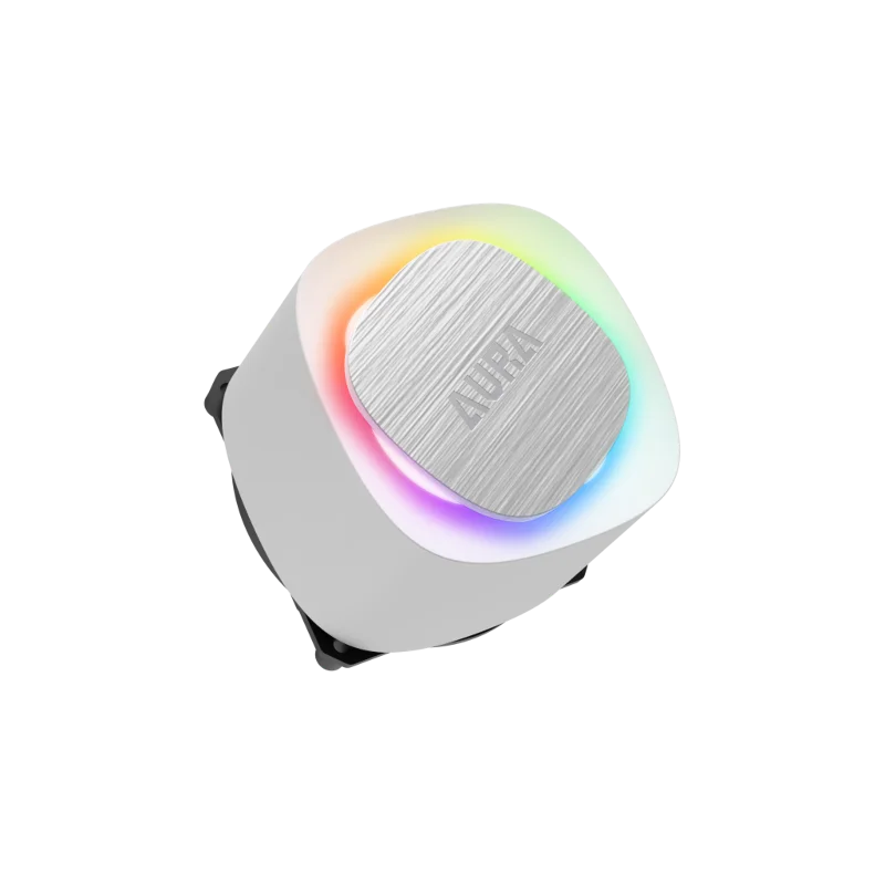 GAMDIAS AURA GL120 V2 WH, White Edition, 120mm, RGB, 1 Fanlı, CPU Sıvı Soğutma – 2. görsel