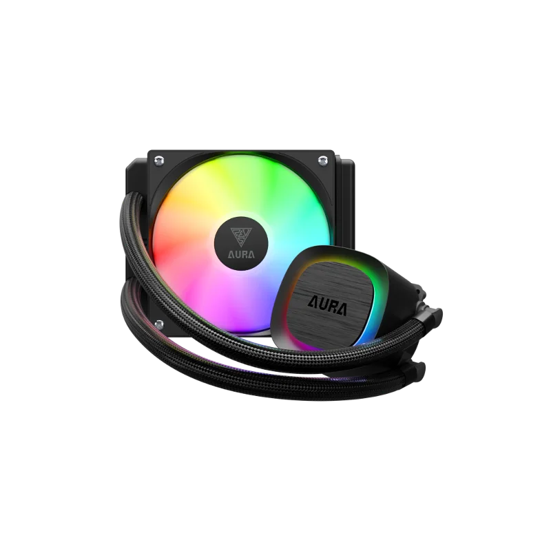 GAMDIAS AURA GL120 V2, 120mm, RGB, 1 Fanlı, CPU Sıvı Soğutma – 3. görsel