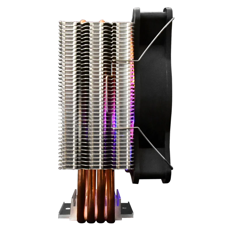 GAMDIAS BOREAS E1-410 Lite, ARGB, 120mm, CPU Kule Tipi Hava Soğutma, Doğrudan Temas Teknolojisine Sahip 4 adet Gelişmiş Bakır Isı Borusu (AMD AM4 ve INTEL Tüm işlemciler ile uyumlu) – 3. görsel